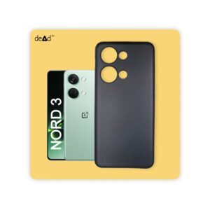 Silicone TPU Back Cover for OnePlus Nord 3 5G (Black)