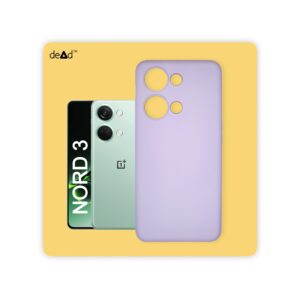 Silicone TPU Back Cover for OnePlus Nord 3 5G (Lavender)