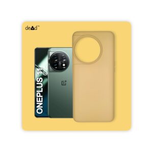Silicone TPU Back Cover for OnePlus 11 5G (Gold)