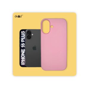 Silicone Back Cover for APPLE iPhone 16 Plus (Pink)