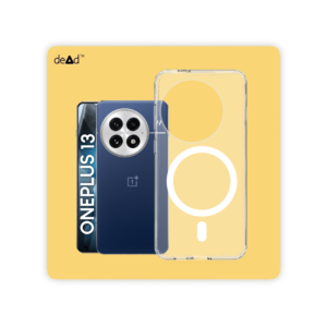 Magnetic Back Cover for Oneplus 13 (Transparent)