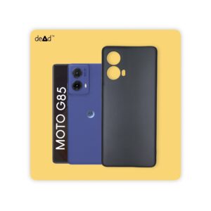 Silicone TPU Back Cover for MOTOROLA G85 5G (Black)