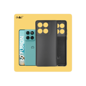 Silicone TPU Back Cover for MOTOROLA Edge 60 Fusion 5G (Black)