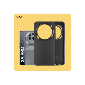 Silicone TPU Back Cover for Nothing Phone (3a) Pro (Black)