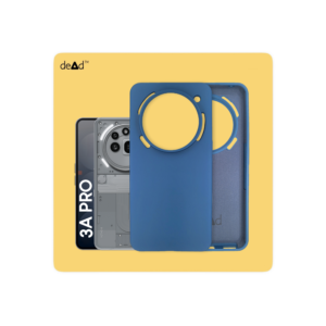 Silicone TPU Back Cover for Nothing Phone (3a) Pro (Navy Blue)