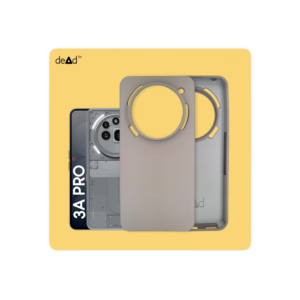 Silicone TPU Back Cover for Nothing Phone (3a) Pro (Stone Grey)