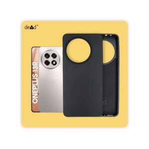 Silicone TPU Back Cover for OnePlus 13R (Black)