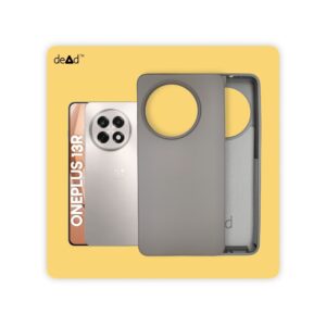 Silicone TPU Back Cover for OnePlus 13R (Stone Grey)
