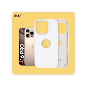 Silicone Back Cover for APPLE iPhone 16 Pro (White)