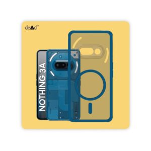 Magnetic Back Cover for Nothing Phone (3a) (Navy Blue)