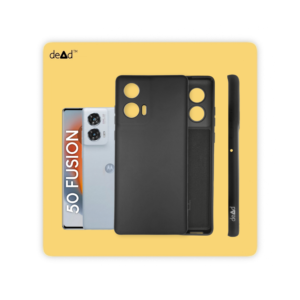 Silicone TPU Back Cover for MOTOROLA Edge 50 Fusion (Black)