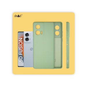 Silicone TPU Back Cover for MOTOROLA Edge 50 Fusion (Gossip Green)