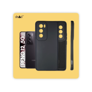 Silicone TPU Back Cover for Oppo Reno 12 5G (Black)