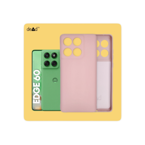 Silicone TPU Back Cover for MOTOROLA Edge 60 5G (Pink)