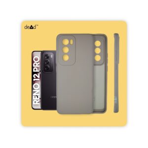 Silicone TPU Back Cover for Oppo Reno 12 Pro 5G (Stone Grey)
