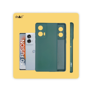Silicone TPU Back Cover for MOTOROLA Edge 50 Fusion (Pine Green)