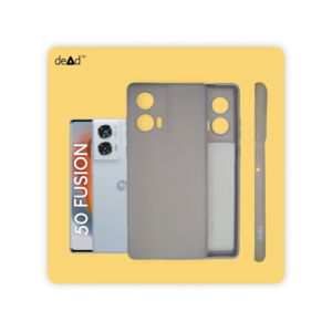 Silicone TPU Back Cover for MOTOROLA Edge 50 Fusion (Stone Grey)