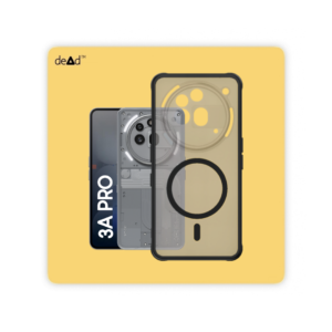 Magnetic Back Cover for Nothing Phone (3a) Pro (Black)