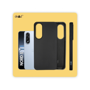 Silicone TPU Back Cover for OnePlus Nord 5 (Black)