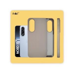 Silicone TPU Back Cover for OnePlus Nord 5 (Stone Grey)