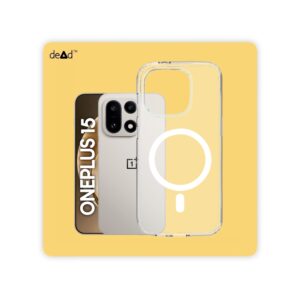 Magnetic Back Cover for Oneplus 15 (Transparent)