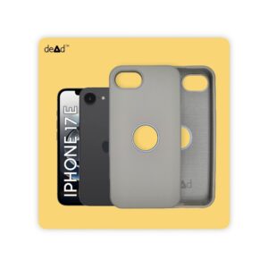 Silicone Back Cover for Apple iPhone 17e (Stone Grey)