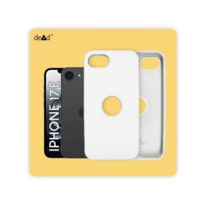 Silicone Back Cover for Apple iPhone 17e (White)