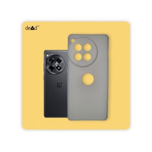 Silicone TPU Back Cover for OnePlus 12R 5G (Stone Grey)