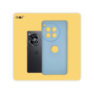 Silicone TPU Back Cover for OnePlus 12R 5G (Mist Blue)