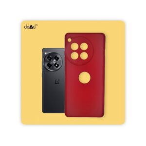 Silicone TPU Back Cover for OnePlus 12R 5G (Red)