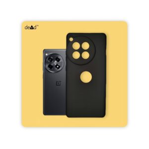 Silicone TPU Back Cover for OnePlus 12R 5G (Black)