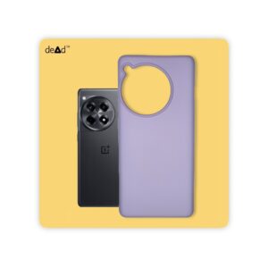 Silicone TPU Back Cover for OnePlus 12R 5G (Lavender)