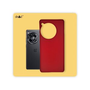 Silicone TPU Back Cover for OnePlus 12R 5G (Red)