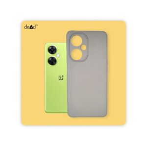 Silicone TPU Back Cover for OnePlus Nord CE 3 Lite 5G (Stone Grey)