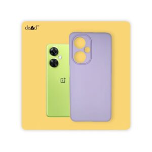 Silicone TPU Back Cover for OnePlus Nord CE 3 Lite 5G (Lavender)