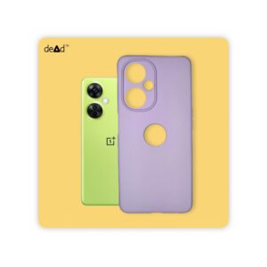 Silicone TPU Back Cover for OnePlus Nord CE 3 Lite 5G (Lavender)
