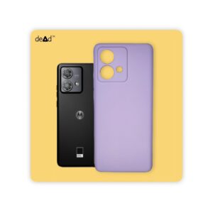 Silicone TPU Back Cover for Motorola Edge 40 Neo (Lavender)