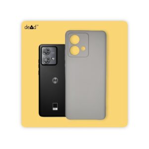 Silicone TPU Back Cover for Motorola Edge 40 Neo (Stone Grey)
