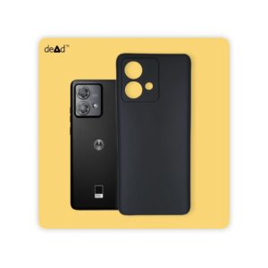 Silicone TPU Back Cover for Motorola Edge 40 Neo (Black)