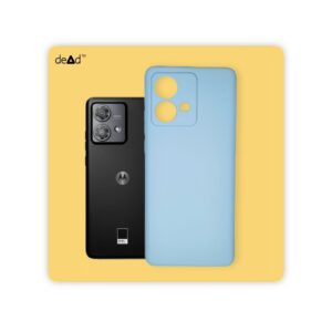 Silicone TPU Back Cover for Motorola Edge 40 Neo (Mist Blue)