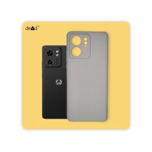 Silicone TPU Back Cover for Motorola Edge 40 (Stone Grey)