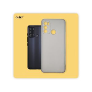 Silicone TPU Back Cover for Motorola G60 (Stone Grey)