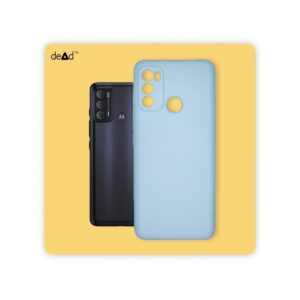 Silicone TPU Back Cover for Motorola G60 (Mist Blue)