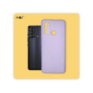 Silicone TPU Back Cover for Motorola G60 (Lavender)