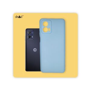 Silicone TPU Back Cover for Motorola g73 5G (Mist Blue)