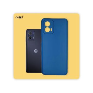 Silicone TPU Back Cover for Motorola g73 5G (Navy Blue)