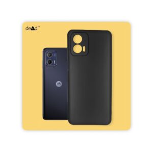 Silicone TPU Back Cover for Motorola g73 5G (Black)