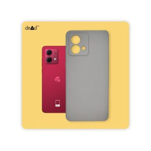 Silicone TPU Back Cover for Motorola g84 5G (Stone Grey)