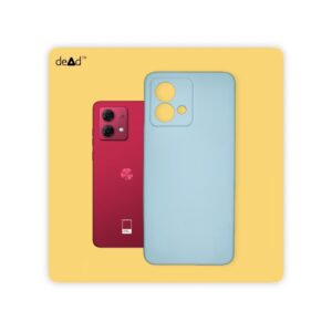 Silicone TPU Back Cover for Motorola g84 5G (Mist Blue)