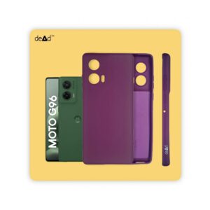 Silicone TPU Back Cover for MOTOROLA G96 5G (Plum)